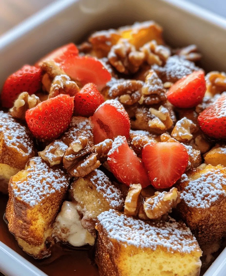 Imagine waking up to the aroma of warm cinnamon and vanilla wafting through your home, the promise of a delightful breakfast just a few steps away. The overnight French toast casserole is a game-changer for anyone looking to simplify their morning routine while still serving a delicious, hearty breakfast. This make-ahead dish allows you to spend more time enjoying your meal and less time slaving over the stove. It’s particularly perfect for busy families, brunch gatherings, or special occasions when you want to impress guests without the stress of last-minute cooking.