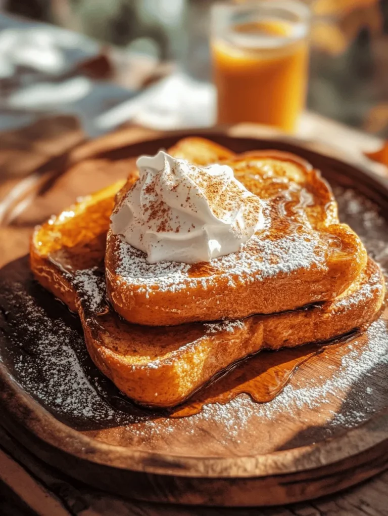 Breakfast is often heralded as the most important meal of the day, a time to nourish our bodies and set the tone for what lies ahead. For many, breakfast is not just about sustenance; it’s a moment of joy. The flavors and aromas that waft through the kitchen can evoke feelings of comfort and nostalgia, and when autumn arrives, those sensations are amplified by the warm and inviting flavors of pumpkin.