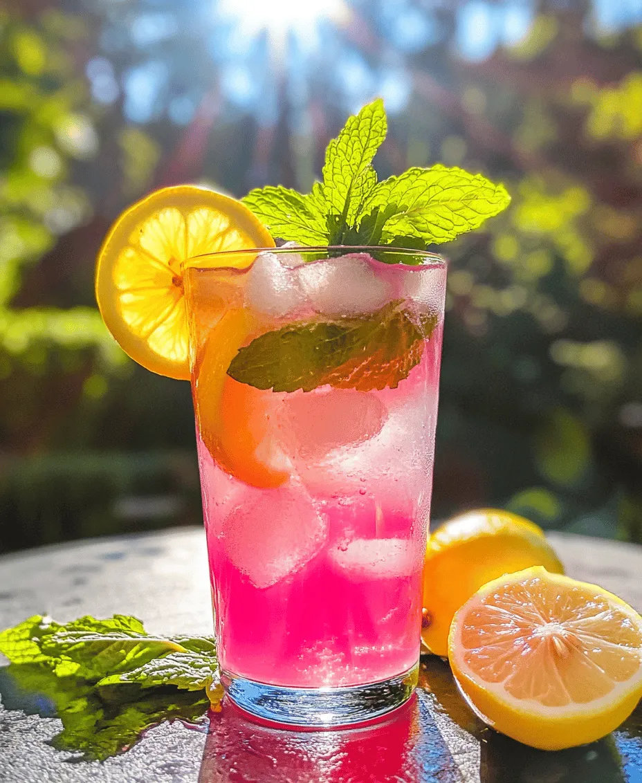 As the temperature rises and the sun shines brighter, there's nothing quite like a refreshing drink to quench your thirst. With the arrival of warm weather, homemade beverages become a staple, providing a perfect way to stay cool and hydrated. While classic options like lemonade and iced tea reign supreme, it’s time to elevate your beverage game with a unique twist: <strong>Refreshing Rhubarb Lemonade</strong>.” /></p>
</p>
<h3>How to Recognize When the Syrup is Ready</h3>
</p>
<p>As you prepare your rhubarb syrup, it’s crucial to know when it reaches the right consistency and flavor. You can recognize that your syrup is ready when it has thickened slightly and has a glossy appearance. A good rule of thumb is to let it simmer for approximately 15-20 minutes after bringing it to a boil. Keep an eye on the color change; the syrup should transition from a pale pink to a deeper, more vibrant hue as the rhubarb releases its natural pigments.</p>
</p>
<p>To test the syrup’s readiness, you can use the spoon test: dip a spoon into the syrup, let it cool for a moment, and then run your finger through it. If the syrup holds its shape and you can see the line left by your finger, it’s ready to be strained.</p>
</p>
<h3>Straining the Syrup</h3>
</p>
<p>Once your syrup has reached the desired consistency, it’s time to strain it to remove the solids and obtain a smooth liquid. This step is vital for ensuring that your rhubarb lemonade has a clean, refreshing taste without any unpleasant graininess.</p>
</p>
<h4>Techniques for Effective Straining</h4>
</p>
<p>To effectively strain your syrup, follow these steps:</p>
</p>
<p>1. <strong>Select Your Strainer</strong>: Use a fine-mesh strainer, cheesecloth, or a clean kitchen towel placed over a bowl to catch the syrup while allowing the liquid to flow through. For an even clearer syrup, you can double strain using both a strainer and cheesecloth.</p>
</p>
<p>2. <strong>Pour Slowly</strong>: Carefully pour the syrup mixture through your chosen strainer. Allow the liquid to flow naturally without pressing down on the solids, which can cloud the syrup.</p>
</p>
<p>3. <strong>Extracting Every Drop</strong>: Once most of the liquid has passed through, gather the cheesecloth or towel and gently squeeze it to extract any remaining syrup. Just be cautious not to apply too much pressure, as this can introduce cloudiness.</p>
</p>
<h3>What to Do With the Leftover Rhubarb Solids</h3>
</p>
<p>Don’t discard the leftover rhubarb solids just yet! They still hold plenty of flavor and can be repurposed in various ways:</p>
</p>
<p>– <strong>Rhubarb Compote</strong>: Cook the solids down with a bit of sugar and additional water to create a delicious compote. This can be used as a topping for yogurt, pancakes, or ice cream.</p>
</p>
<p>– <strong>Baking</strong>: Incorporate the rhubarb into muffins, cakes, or bars for added flavor and moisture.</p>
</p>
<p>– <strong>Smoothies</strong>: Blend the solids into a smoothie for a nutrient boost, adding sweetness and a tart kick.</p>
</p>
<h3>Combining with Lemon Juice</h3>
</p>
<p>Now that your syrup is ready and strained, it’s time to combine it with lemon juice to create that quintessential rhubarb lemonade.</p>
</p>
<h4>The Significance of Balance Between Sweet and Tart</h4>
</p>
<p>The perfect rhubarb lemonade strikes a balance between the sweetness of the syrup and the tartness of the lemon juice. This balance is essential for a refreshing drink that quenches your thirst without being overwhelmingly sweet. The standard ratio is about 1 cup of lemon juice to 2-3 cups of rhubarb syrup, but you can adjust it based on your personal taste preferences.</p>
</p>
<h4>How to Mix for the Best Flavor</h4>
</p>
<p>To mix your lemonade:</p>
</p>
<p>1. <strong>Combine Ingredients</strong>: In a large pitcher, combine the strained rhubarb syrup with freshly squeezed lemon juice.</p>
</p>
<p>2. <strong>Add Water</strong>: To dilute the mixture, add cold water. The amount will depend on how concentrated you want your lemonade. Start with 4 cups of water and adjust according to your taste.</p>
</p>
<p>3. <strong>Taste and Adjust</strong>: Stir well and taste the lemonade. If you prefer it sweeter, add more syrup. For more tartness, introduce additional lemon juice.</p>
</p>
<h3>Enhancing the Flavor</h3>
</p>
<p>To take your rhubarb lemonade to the next level, consider incorporating some optional ingredients that can enhance its flavor profile:</p>
</p>
<p>– <strong>Mint</strong>: Fresh mint leaves can add a refreshing herbal note. Muddle a few leaves in the bottom of your pitcher before adding the lemonade.</p>
</p>
<p>– <strong>Ginger</strong>: A small amount of freshly grated ginger can provide a zesty kick.</p>
</p>
<p>– <strong>Basil or Rosemary</strong>: These herbs can offer a unique flavor twist. Infuse the lemonade by steeping fresh herbs in the warm syrup before straining.</p>
</p>
<h4>Tips for Adjusting Sweetness and Tartness</h4>
</p>
<p>– <strong>Experiment Gradually</strong>: When adjusting sweetness or tartness, do so incrementally. It’s easier to add more than to correct an overly sweet or sour mix.</p>
</p>
<p>– <strong>Use Simple Syrup</strong>: If you want to sweeten your lemonade without altering its flavor, consider using a simple syrup made from equal parts sugar and water.</p>
</p>
<h3>Chilling and Serving</h3>
</p>
<p>Chilling your rhubarb lemonade is essential for the best flavor and refreshment.</p>
</p>
<h4>Ideal Chilling Time for Maximum Refreshment</h4>
</p>
<p>After mixing your lemonade, cover the pitcher and refrigerate it for at least 1-2 hours. This allows the flavors to meld and the drink to chill thoroughly. For a quicker chill, you can add ice directly to the pitcher, but be mindful that this may dilute the flavor over time.</p>
</p>
<h4>Presentation Ideas Using Garnishes</h4>
</p>
<p>When it comes to serving your rhubarb lemonade, presentation can enhance the experience. Here are a few ideas:</p>
</p>
<p>– <strong>Garnish with Lemon Slices</strong>: Add fresh lemon slices to the pitcher or individual glasses for a beautiful and vibrant look.</p>
</p>
<p>– <strong>Herb Sprigs</strong>: Place a sprig of mint or basil in each glass for an aromatic touch.</p>
</p>
<p>– <strong>Colored Straws and Fun Glassware</strong>: Use colorful straws and unique glassware to make the drink more visually appealing, especially for summer gatherings.</p>
</p>
<h3>The Perfect Occasion for Rhubarb Lemonade</h3>
</p>
<p>Rhubarb lemonade is a versatile beverage, perfect for various occasions.</p>
</p>
<h4>Seasonal Relevance: Summer Gatherings, Picnics, and Barbecues</h4>
</p>
<p>With its refreshing tartness, rhubarb lemonade is ideal for summer events. Whether it’s a backyard barbecue, picnic in the park, or a gathering with friends, this drink is sure to impress. Its vibrant color and unique flavor will stand out on any table.</p>
</p>
<h4>Pairing Suggestions with Food</h4>
</p>
<p>Rhubarb lemonade pairs beautifully with a variety of foods:</p>
</p>
<p>– <strong>Grilled Meats</strong>: The tartness complements grilled chicken or pork.</p>
</p>
<p>– <strong>Salads</strong>: Serve it alongside fresh salads, particularly those with fruit or citrus dressings.</p>
</p>
<p>– <strong>Desserts</strong>: The lemonade is a perfect match for lightly sweet desserts, such as fruit tarts or sorbets.</p>
</p>
<h4>Celebrating Special Occasions with Homemade Beverages</h4>
</p>
<p>For special occasions like birthdays or anniversaries, consider making a large batch of rhubarb lemonade. It can be served as a standalone drink or used as a mixer for cocktails, allowing guests to enjoy a unique twist on classic beverages.</p>
</p>
<h3>Storing and Using Leftover Rhubarb Lemonade</h3>
</p>
<p>After your gathering, you may find yourself with leftover rhubarb lemonade. Here’s how to store it properly.</p>
</p>
<h4>Best Practices for Storage</h4>
</p>
<p>Store any leftover lemonade in a sealed container or pitcher in the refrigerator. This will help preserve its freshness and flavor.</p>
</p>
<h4>Shelf Life and Signs of Spoilage</h4>
</p>
<p>Rhubarb lemonade can last in the fridge for about 3-5 days. Be on the lookout for changes in color, smell, or taste, as these are signs it may have spoiled.</p>
</p>
<h4>Creative Ways to Use Leftover Lemonade in Cocktails or Desserts</h4>
</p>
<p>If you have any rhubarb lemonade left, consider incorporating it into cocktails or desserts:</p>
</p>
<p>– <strong>Cocktails</strong>: Mix it with vodka or gin for a refreshing cocktail. Add a splash of soda for some fizz.</p>
</p>
<p>– <strong>Ice Pops</strong>: Freeze the lemonade in molds to create refreshing ice pops, perfect for hot days.</p>
</p>
<p>– <strong>Cake Soak</strong>: Use it to soak layers of cake for a rhubarb-flavored dessert.</p>
</p>
<h3>Conclusion</h3>
</p>
<p>Rhubarb lemonade is not just a drink; it’s a celebration of flavors that embodies the essence of summer. Its refreshing quality makes it a perfect thirst-quencher for hot days, while its unique flavor profile offers a delightful twist on a classic beverage.</p>
</p>
<p>As you explore the versatility of rhubarb, consider trying it in other recipes, from jams to desserts. Embracing the joy of creating homemade refreshments for your loved ones can truly enhance your culinary experiences. So, gather your ingredients, mix up a batch of this delightful rhubarb lemonade, and enjoy the refreshing taste that summer has to offer.</p>
<div id=