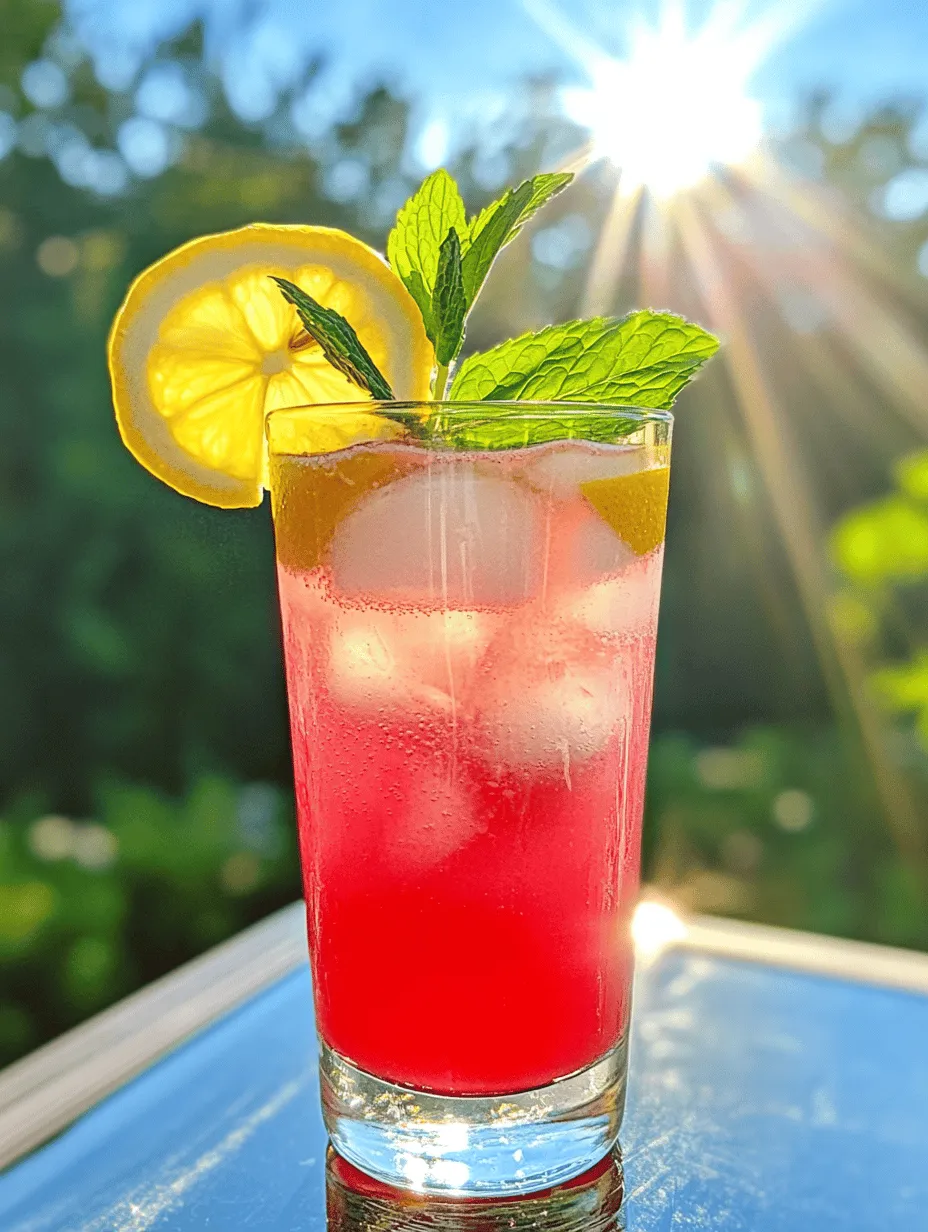 As the temperature rises and the sun shines brighter, there's nothing quite like a refreshing drink to quench your thirst. With the arrival of warm weather, homemade beverages become a staple, providing a perfect way to stay cool and hydrated. While classic options like lemonade and iced tea reign supreme, it’s time to elevate your beverage game with a unique twist: Refreshing Rhubarb Lemonade.