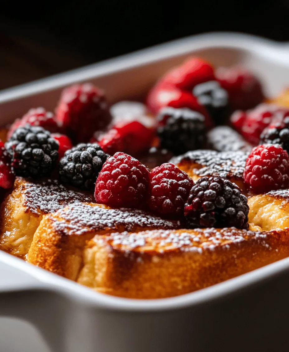 Creating a memorable crème brûlée French toast begins with selecting the right ingredients. Each element plays a crucial role in achieving the desired flavor and texture, ensuring that your dish is not only delicious but also visually appealing.