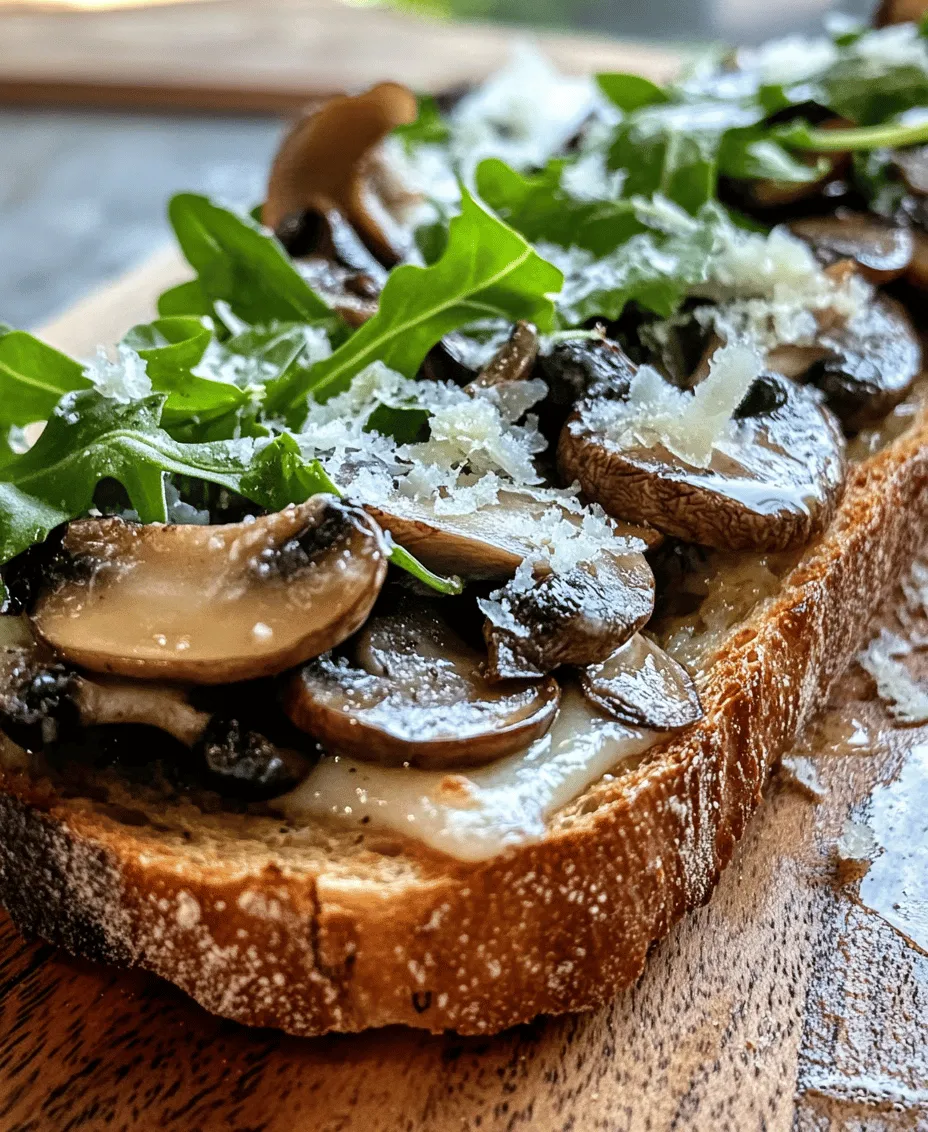 To truly appreciate Garlic Mushroom Toast, it’s essential to understand the significance of each ingredient. Each element adds unique flavors, textures, and health benefits that elevate the dish.