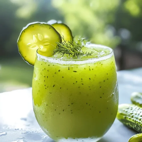 The Pickle Slushy Delight is an innovative and whimsical beverage that has captured the attention of adventurous foodies and slushy enthusiasts alike. This unconventional drink pairs the tangy, briny flavor of dill pickles with the refreshing, icy texture of a slushy, making it an ideal choice for those hot summer days or as a standout option at parties. As the culinary world continues to explore unique flavor combinations, the Pickle Slushy Delight stands out as a testament to creativity and fun in the kitchen.
