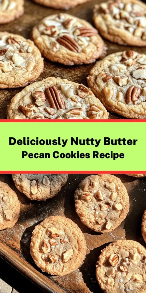 Indulge in the delightful flavors of Butter Pecan Cookies! With a perfect blend of creamy butter, sweet brown sugar, and crunchy pecans, these cookies are sure to become a favorite. Easy to make, this recipe yields 24 scrumptious cookies in just 30 minutes. Feel free to add white chocolate chips for an extra sweet touch. Perfect for any occasion, serve these treats with a glass of milk or your favorite beverage and enjoy a taste of nutty bliss!