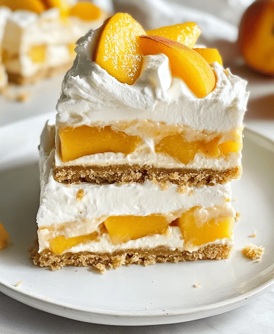 Seasonal fruits bring an extraordinary depth of flavor and texture to desserts, elevating them from ordinary to extraordinary. Using fresh ingredients not only enhances the taste but also adds a vibrant color and nutritional value to the dish. In the case of our Peaches and Cream Cheesecake Bars, ripe, juicy peaches provide a fresh burst of flavor that complements the rich, creamy cheesecake filling. The sweetness of the fruit balances out the tanginess of the cream cheese, creating a dessert that is both indulgent and refreshing.