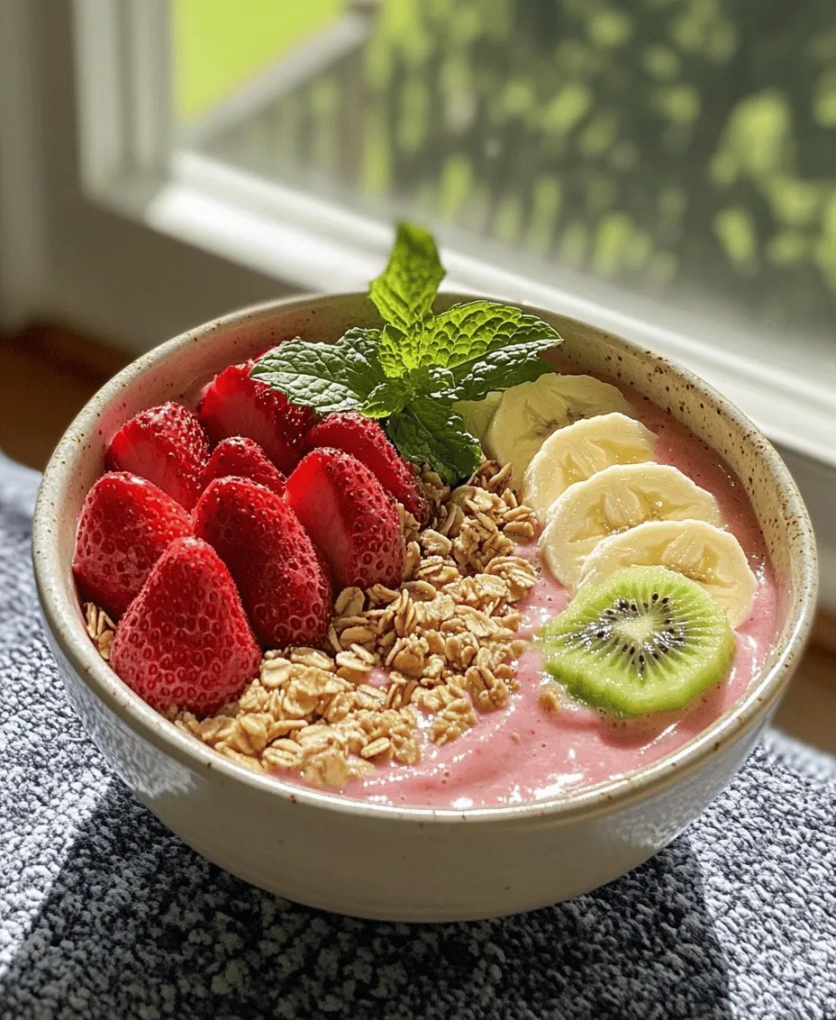 The Morning Sunshine Smoothie Bowl is not just a feast for the eyes; it’s a nutritious powerhouse that can kickstart your day with energy and vibrancy. In today’s fast-paced world, finding a breakfast that is both quick to prepare and loaded with nutrients can be a challenge. Thankfully, this smoothie bowl checks all the boxes. Packed with vitamins, minerals, and antioxidants, this delightful bowl combines the natural sweetness of fruits with the creamy texture of a smoothie, making it a perfect breakfast option. The vibrant colors and fresh flavors will not only brighten your morning but also provide a healthy start to your day.