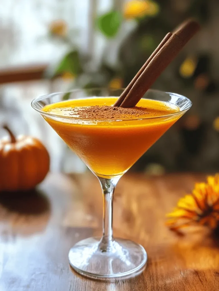 As the leaves begin to turn and the air grows crisp, we find ourselves yearning for the cozy comforts of autumn. The Pumptini, a delightful pumpkin-based cocktail, encapsulates the essence of this beloved season in every sip. This ultimate guide will not only equip you with a step-by-step recipe for crafting the perfect Pumptini but will also explore the rich history of pumpkin cocktails, the inspiration behind this unique drink, and tips for creating an unforgettable autumnal experience. Whether you’re hosting a festive gathering or simply enjoying a tranquil evening at home, the Pumptini is sure to impress your guests and elevate your seasonal celebrations.