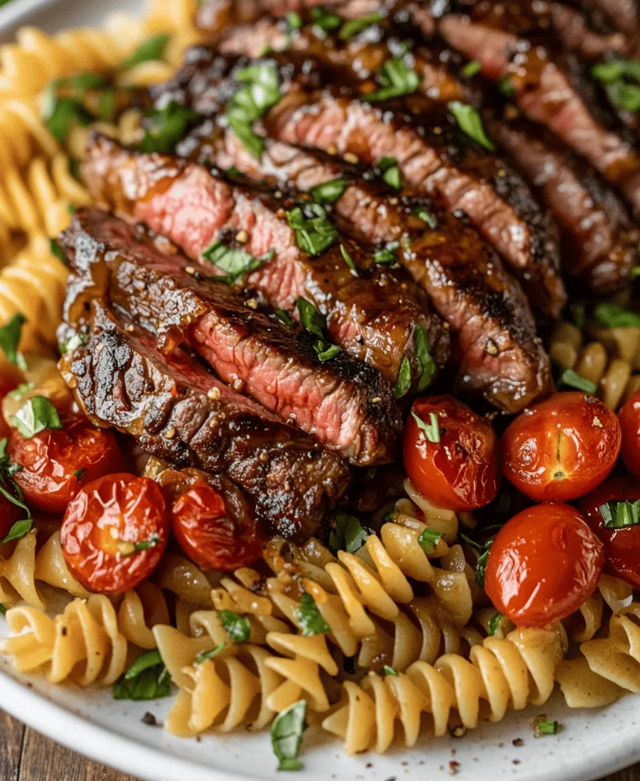 If you're in search of a dish that marries the tenderness of steak with a delightful blend of sweet and savory flavors, look no further than Sticky Honey Garlic Steak and Rotini. This recipe stands out as a culinary gem, offering a mouthwatering experience that can effortlessly transition from an ordinary weeknight dinner to a special occasion feast. The star of the dish, a succulent flank steak, is enveloped in a sticky glaze that combines honey, garlic, and ginger, resulting in a flavor explosion that tantalizes the taste buds.