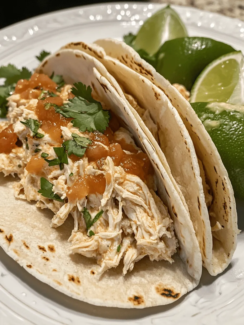 To create the delightful Slow Cooker Queso Chicken Tacos, it’s essential to understand the key ingredients that contribute to its flavor and texture. Each element plays a vital role in ensuring the dish is not only delicious but also nutritious.