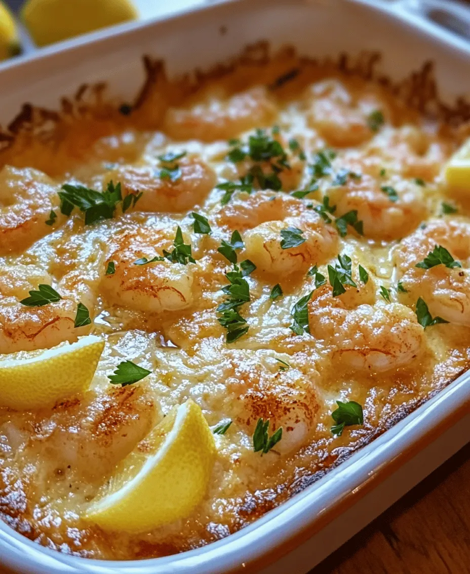 If you're looking for a quick and delightful seafood dish that impresses without requiring extensive culinary skills, Baked Butter Lemon Shrimp is the answer. This recipe shines with simplicity, taking only about 30 minutes from preparation to plate. The shrimp are bathed in a rich, buttery sauce that is brightened by the zesty kick of fresh lemon juice and enhanced by aromatic garlic. With just a hint of spice from paprika and red pepper flakes, this dish offers a fantastic balance of flavors that will have your taste buds dancing.