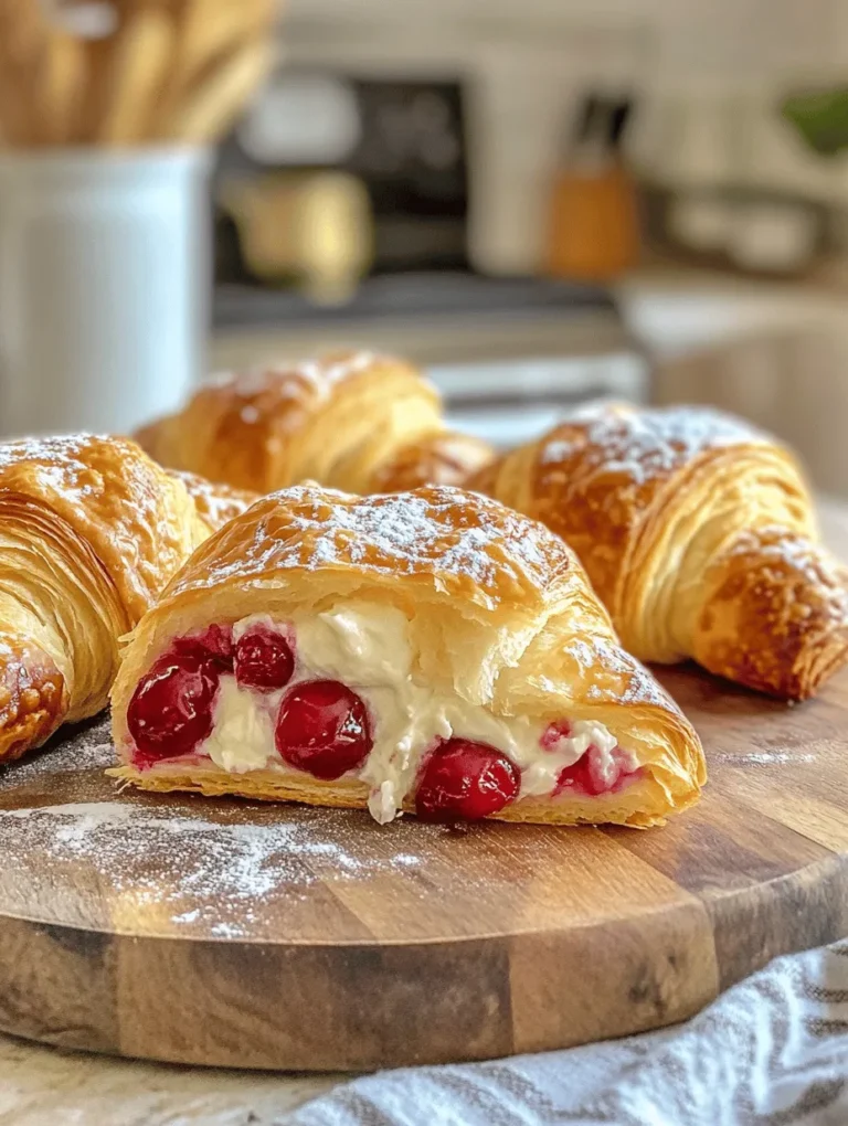 If you're looking for a delightful pastry that combines the creamy richness of cream cheese with the sweet burst of cherries, look no further than the air fryer cherry cream cheese croissants. This easy-to-make treat is perfect for breakfast, brunch, or a sweet snack any time of day. The air fryer not only makes preparation a breeze but also ensures that each bite is flaky and delicious. In this recipe, we’ll explore how to create these mouthwatering croissants with minimal effort and maximum flavor.