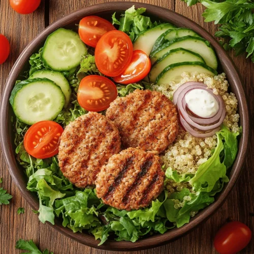 Welcome to a fresh take on a classic favorite—the Flavor-Packed Healthy Burger in a Bowl. This recipe is the perfect solution for anyone looking to enjoy the deliciousness of a burger while prioritizing their health. It combines lean protein, vibrant vegetables, and wholesome grains to create a satisfying meal that is both nutritious and flavorful.