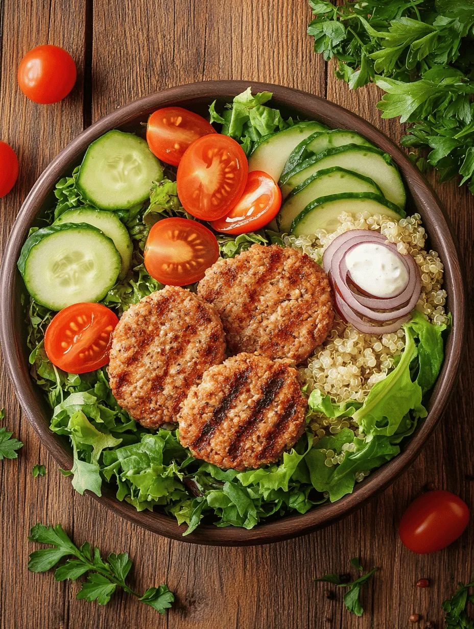 Welcome to a fresh take on a classic favorite—the Flavor-Packed Healthy Burger in a Bowl. This recipe is the perfect solution for anyone looking to enjoy the deliciousness of a burger while prioritizing their health. It combines lean protein, vibrant vegetables, and wholesome grains to create a satisfying meal that is both nutritious and flavorful.