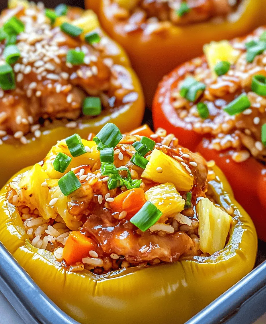 The culinary world is a vibrant tapestry woven from diverse cultures and flavors, and one dish that exemplifies this fusion beautifully is Teriyaki Pineapple Chicken & Rice Stuffed Peppers. This delightful recipe marries the savory richness of teriyaki sauce with the tropical sweetness of fresh pineapple, all nestled within the wholesome embrace of colorful bell peppers. Not only is this dish visually stunning, but it also offers a unique blend of flavors and textures that will tantalize your taste buds.