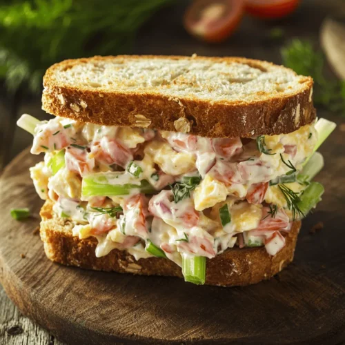 The egg salad sandwich is a beloved classic that has graced lunch tables and picnics for generations. This delightful dish combines the rich, creamy texture of egg salad with the satisfying crunch of fresh vegetables, all nestled between two slices of bread. Not only is it easy to make, but it’s also incredibly versatile, allowing for personal twists that cater to individual tastes.