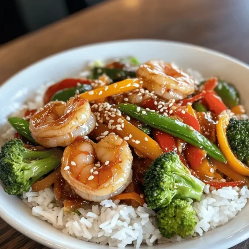 Stir-fries have become a beloved staple in kitchens around the world, celebrated not only for their delicious flavors but also for their simplicity and speed. Originating in Asian cuisines, the stir-fry method combines high heat with quick cooking techniques, allowing ingredients to retain their vibrant colors and nutritional value. Among the myriad of stir-fry options, the Quick & Colorful Shrimp and Veggie Stir-Fry stands out as a delightful dish that balances convenience with healthfulness. This recipe is not only a feast for the eyes with its bright vegetables but also a powerhouse of nutrition, making it an ideal choice for busy weeknights or a quick lunch.