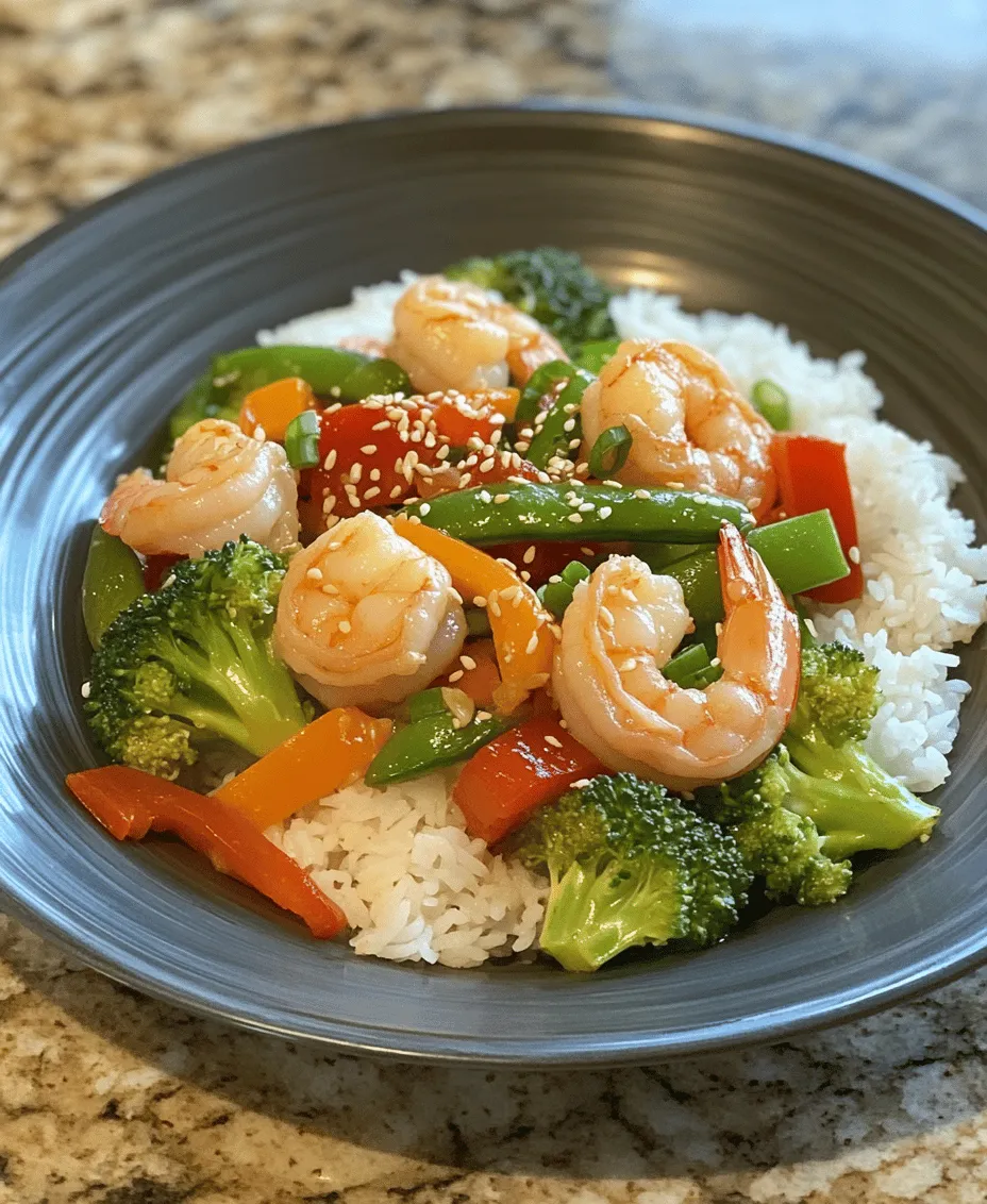 Stir-fries have become a beloved staple in kitchens around the world, celebrated not only for their delicious flavors but also for their simplicity and speed. Originating in Asian cuisines, the stir-fry method combines high heat with quick cooking techniques, allowing ingredients to retain their vibrant colors and nutritional value. Among the myriad of stir-fry options, the Quick & Colorful Shrimp and Veggie Stir-Fry stands out as a delightful dish that balances convenience with healthfulness. This recipe is not only a feast for the eyes with its bright vegetables but also a powerhouse of nutrition, making it an ideal choice for busy weeknights or a quick lunch.
