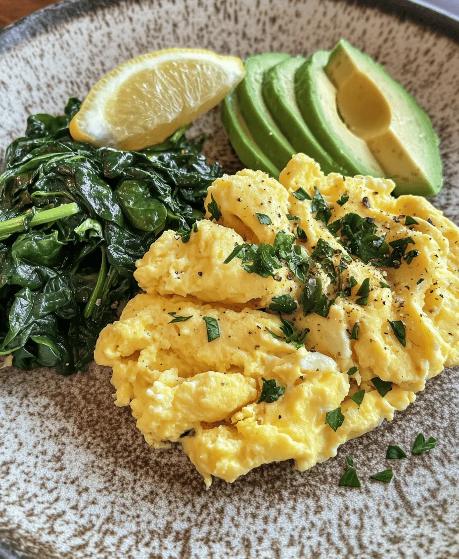 Scrambled eggs have long been a breakfast staple for many, prized for their simplicity, versatility, and nutritional benefits. Whether you’re a busy professional rushing out the door or someone who enjoys leisurely brunches, scrambled eggs provide a quick and satisfying meal. But what if you could elevate this classic dish into something even more nourishing and flavorful? Enter scrambled eggs with spinach and avocado—a delightful combination that not only pleases the palate but also packs a nutritious punch.