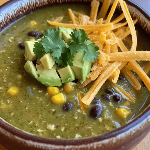 In the world of comfort food, soups hold a special place, especially during chilly months or when you're in need of a warm hug in a bowl. One such delightful recipe that combines warmth, zest, and nutrition is Zesty Green Chicken Enchilada Soup. This dish is a perfect blend of tender chicken, flavorful spices, and vibrant veggies, making it not only satisfying but also a visual feast. Whether you're hosting a gathering or looking for a quick weeknight dinner, this soup is sure to impress.