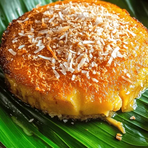 Bibingka is a cherished traditional delicacy in the Philippines, renowned for its soft, fluffy texture and rich flavors. This rice cake, typically enjoyed during the Christmas season, holds a special place in the hearts of Filipinos, symbolizing cultural heritage and festive spirit. Its warm, comforting aroma wafts through neighborhoods, inviting families and friends to gather and celebrate the holiday season. Bibingka is not merely a dish; it is a culinary experience that evokes nostalgia, with every bite transporting you to the vibrant streets of the Philippines.