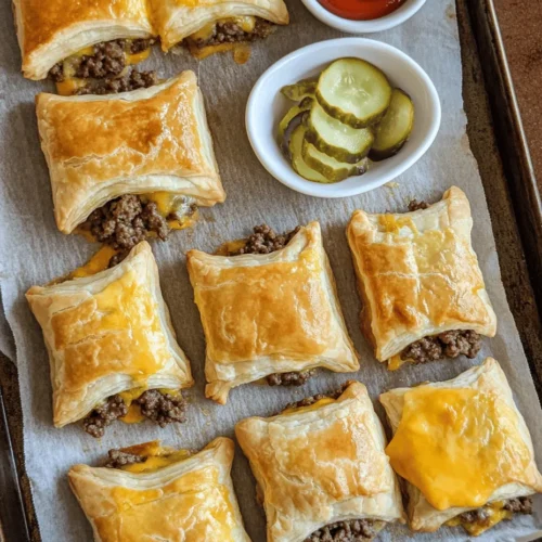 Imagine sinking your teeth into a warm, golden pocket filled with seasoned ground beef, gooey melted cheese, and a medley of delightful toppings. Welcome to the world of Cheesy Delight Cheeseburger Pockets! This innovative twist on the classic cheeseburger offers a fun and delectable way to enjoy one of America’s favorite meals. Perfect for busy families, social gatherings, or a cozy night in, these cheeseburger pockets are not just a meal; they’re a culinary experience that appeals to both kids and adults alike.