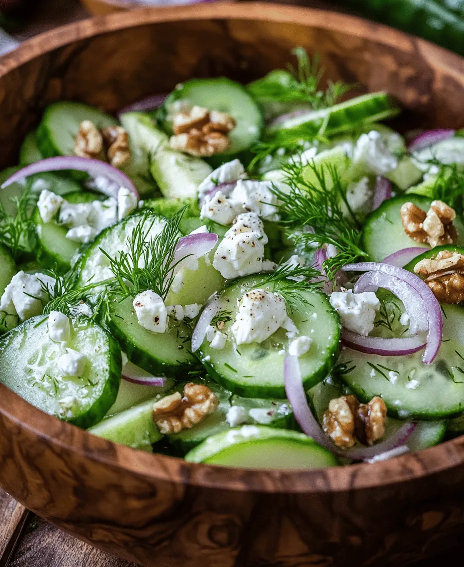 In the world of salads, few dishes can match the refreshing appeal of a Crunchy Cucumber and Apple Salad. This delightful combination of crisp cucumbers and sweet apples offers not just a burst of flavor but also a medley of textures that make it an exciting addition to any meal. Whether you’re looking for a light lunch, a vibrant side dish for a summer barbecue, or a healthy option to brighten up your dinner plate, this salad is a perfect choice.