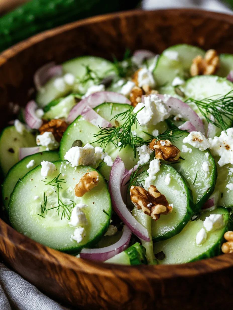 In the world of salads, few dishes can match the refreshing appeal of a Crunchy Cucumber and Apple Salad. This delightful combination of crisp cucumbers and sweet apples offers not just a burst of flavor but also a medley of textures that make it an exciting addition to any meal. Whether you’re looking for a light lunch, a vibrant side dish for a summer barbecue, or a healthy option to brighten up your dinner plate, this salad is a perfect choice.