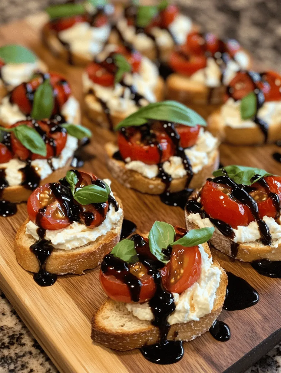 When crafting Whipped Feta Bruschetta, the quality and freshness of each ingredient play a crucial role in achieving the dish's delightful flavor profile. Let’s break down the key components that contribute to this appetizer’s success.