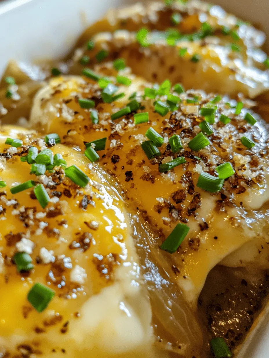 When it comes to comfort food, few dishes can rival the allure of a warm, bubbly cheesy dip. The Sizzling Cheesy Onion Delight is a perfect embodiment of indulgence, combining the rich flavors of cheese with the sweetness of caramelized onions and the warmth of fresh herbs. This recipe not only tantalizes your taste buds but also creates an inviting atmosphere perfect for various occasions—be it lively parties, intimate gatherings, or cozy nights in with family and friends.