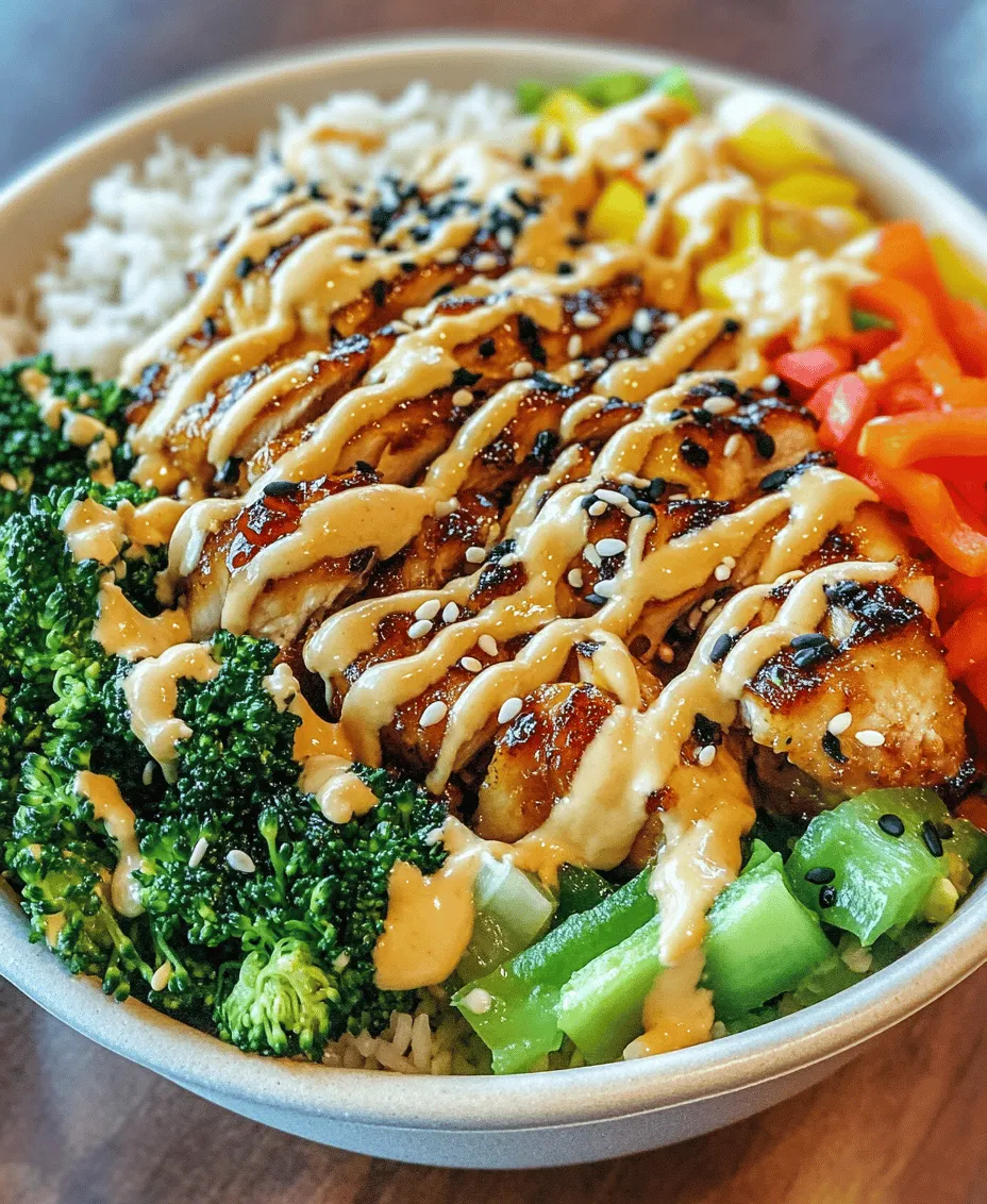 Welcome to a culinary experience that harmonizes vibrant flavors and textures—Spicy Honey-Ginger Chicken Bowls with Yum Yum Sauce. This delightful dish perfectly balances the heat of spices and the sweetness of honey, creating a meal that tantalizes the taste buds and satisfies the hunger. Imagine savoring tender chicken, fluffy rice, and colorful vegetables all in one bowl, each bite offering a delightful contrast of spicy, sweet, and savory elements.