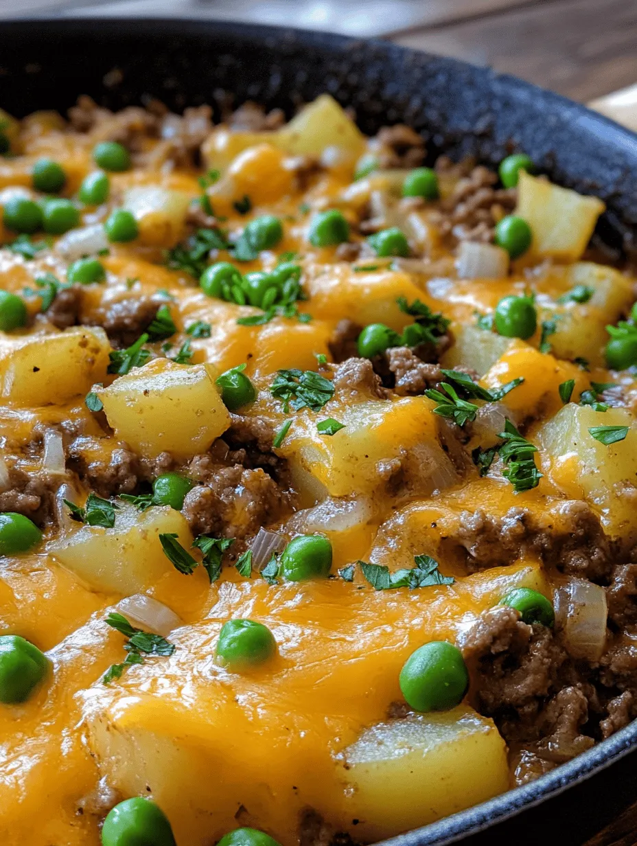 When it comes to comfort food, few meals can compete with the warmth and satisfaction of a cheesy meat and potato skillet. This dish is not only a feast for the taste buds but also a lifesaver for busy families and anyone looking to whip up a delicious meal without the hassle of extensive cleanup. The One-Pan Cheesy Meat & Potato Skillet combines savory ground meat, tender potatoes, and melty cheese into one hearty dish that epitomizes convenience and flavor.