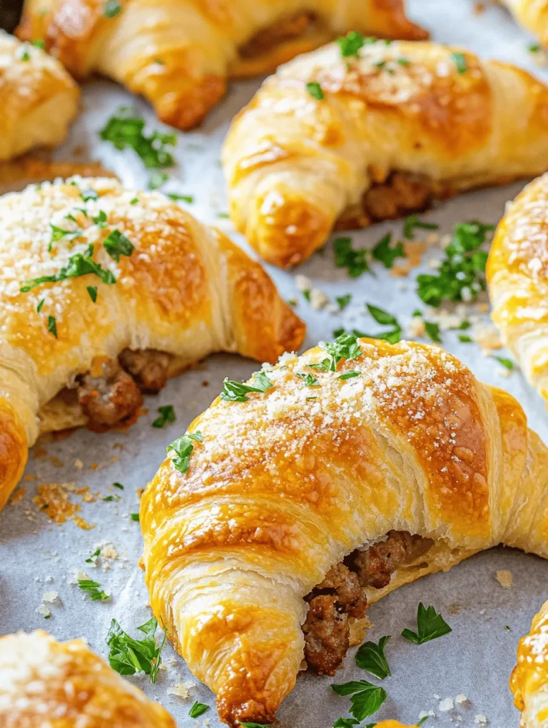 In the world of appetizers and snacks, savory sausage cream cheese crescents stand out as a delightful treat that effortlessly combines flavors and textures. Perfect for gatherings, game days, or a cozy family dinner, this recipe is not only easy to make but also a crowd-pleaser. The simplicity of the ingredients, paired with the deliciousness of cooked sausage and creamy cheese, makes these crescents an irresistible option.