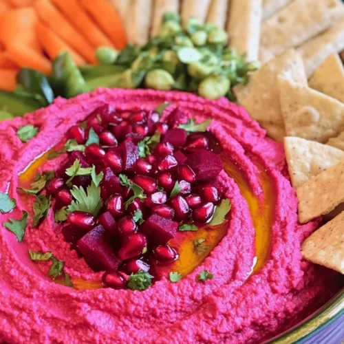Before diving into the recipe itself, let’s take a moment to explore the nutritional powerhouses behind Pink Beet Hummus. Beets are known for their vibrant color and are rich in essential nutrients. They are an excellent source of vitamins and minerals, including folate, potassium, and vitamin C. Beets are also packed with antioxidants and nitrates, which can help improve blood flow and lower blood pressure, making them a heart-healthy choice—perfect for a day dedicated to love.