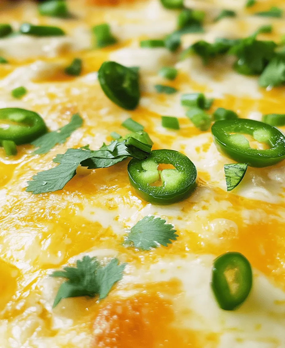In recent years, the keto diet has surged in popularity, captivating health enthusiasts and food lovers alike. The appeal lies in its promise of enjoying delicious meals while maintaining a low carbohydrate intake. Comfort food, often laden with carbs, has found a new ally in the keto movement, allowing people to indulge without sacrificing their dietary goals. Enter the <strong>Keto Jalapeño Popper Casserole</strong>—a mouthwatering dish that seamlessly blends the rich flavors of jalapeño poppers with the convenience of a casserole.” /></p>
</p>
<h3>Detailed Instructions for Keto Jalapeño Popper Casserole</h3>
</p>
<h4>Preheating the Oven</h4>
<p>Before you begin assembling your Keto Jalapeño Popper Casserole, preheat your oven to 375°F (190°C). Preheating is crucial as it ensures that your casserole cooks evenly, preventing the outside from burning while the inside remains undercooked. Proper oven temperature helps achieve that golden-brown crust on top while allowing the flavors to meld beautifully.</p>
</p>
<h4>Cooking the Meat</h4>
<p>Using ground meat as the base of your casserole not only adds protein but also enhances the dish’s heartiness. Start by heating a large skillet over medium heat and adding your choice of ground meat—beef, turkey, or chicken will all work well.</p>
</p>
<p>As the meat cooks, be sure to break it apart with a spatula and season it generously with salt, pepper, and garlic powder. The seasoning is essential, as it infuses the meat with flavor that will permeate the entire casserole. Cook the meat for about 8-10 minutes, or until it’s browned and cooked through. Drain any excess fat if necessary, then set the meat aside to cool slightly.</p>
</p>
<h4>Preparing the Jalapeños</h4>
<p>Jalapeños are the star of this dish, providing that signature kick. When handling jalapeños, it’s advisable to wear gloves to avoid irritation, especially if you are sensitive to spice. To prepare them, slice the jalapeños in half lengthwise and remove the seeds and membranes with a spoon. The seeds and membranes hold most of the heat, so feel free to adjust the amount you leave in based on your spice tolerance.</p>
</p>
<p>For a milder flavor, choose smaller jalapeños as they tend to be less spicy. If you want to amp up the heat, consider using serrano peppers or leaving some seeds in. Chop the prepared jalapeños into small pieces and set them aside.</p>
</p>
<h4>Mixing the Creamy Base</h4>
<p>The creamy base is what makes this casserole irresistibly rich and satisfying. In a medium bowl, combine softened cream cheese, sour cream, and shredded cheddar cheese.</p>
</p>
<p>Use a hand mixer or a fork to blend these ingredients until the mixture is smooth and creamy. This step is essential as it ensures that there are no lumps in the cheese, which can lead to uneven texture in your casserole. You can also add a teaspoon of smoked paprika for an extra layer of flavor.</p>
</p>
<h4>Combining All Ingredients</h4>
<p>With your meat cooked and jalapeños prepped, it’s time to combine all the ingredients. In a large mixing bowl, combine the cooked ground meat, jalapeños, and the creamy cheese mixture. Stir thoroughly to ensure that everything is evenly coated. This mixing step is crucial; it guarantees that every bite of the casserole will be flavorful and satisfying.</p>
</p>
<h4>Assembly Tips for an Even Bake</h4>
<p>Once all ingredients are well combined, prepare a 9×13 inch baking dish by greasing it lightly with cooking spray or olive oil. Transfer the mixture into the baking dish, spreading it out evenly with a spatula. To ensure an even bake, press down slightly on the mixture to remove air pockets, which can lead to uneven cooking.</p>
</p>
<h4>Baking Instructions</h4>
<p>Place the casserole in the preheated oven and bake for 25-30 minutes, or until the cheese is bubbly and the top is golden brown. Keep an eye on it during the last few minutes of baking; the visual cue of bubbling cheese is a good indicator that your casserole is ready. If the top starts browning too quickly, cover it with aluminum foil to prevent burning.</p>
</p>
<h4>Garnishing for Presentation</h4>
<p>To elevate the presentation and add a burst of fresh flavor, consider garnishing your casserole with chopped fresh cilantro or green onions after it comes out of the oven. This step not only adds a pop of color but also complements the richness of the dish.</p>
</p>
<h3>Nutritional Information</h3>
</p>
<p>This Keto Jalapeño Popper Casserole is not only delicious but also aligns perfectly with a ketogenic diet. Below is the nutritional breakdown per serving (based on an 8-serving recipe):</p>
</p>
<p>– <strong>Calories</strong>: 320</p>
<p>– <strong>Net Carbs</strong>: 4g</p>
<p>– <strong>Protein</strong>: 24g</p>
<p>– <strong>Fats</strong>: 24g</p>
</p>
<p>This dish provides a healthy balance of protein and fats while keeping the carbohydrates low, making it an excellent choice for those following a keto lifestyle. Compared to traditional jalapeño poppers, which can be deep-fried and carb-heavy, this casserole offers a much healthier alternative without sacrificing flavor.</p>
</p>
<h3>Serving Suggestions</h3>
</p>
<p>To complement your Keto Jalapeño Popper Casserole, consider serving it with a simple side salad dressed in olive oil and vinegar for a refreshing contrast. Low-carb bread or cauliflower rice can also be a great accompaniment, helping to soak up the delicious cheesy sauce.</p>
</p>
<p>If you have leftovers (which is rare but can happen), store them in an airtight container in the refrigerator for up to 4 days. When reheating, microwave portions for 1-2 minutes, or place them in the oven at 350°F (175°C) until warmed through. This method will help maintain the casserole’s creamy texture.</p>
</p>
<p>For those looking to customize the dish, consider mixing in additional ingredients like bell peppers, spinach, or different types of cheese such as mozzarella or pepper jack. These variations can add unique flavors and textures to your casserole while keeping it keto-friendly.</p>
</p>
<h3>Conclusion</h3>
</p>
<p>The Keto Jalapeño Popper Casserole is a delightful and easy-to-make dish that fits seamlessly into a low-carb lifestyle. Its rich, creamy texture and spicy kick make it a perfect meal for any occasion, whether you’re feeding the family or hosting friends. This recipe not only satisfies your cravings but also encourages you to enjoy home-cooked meals that align with your dietary preferences.</p>
</p>
<p>We invite you to try this recipe and discover the deliciousness it offers. Embrace the joy of cooking and the benefits of preparing meals that cater to your health goals, all while indulging in the flavors you love. Enjoy every bite of this Keto Jalapeño Popper Casserole, and share your experiences with friends and family!</p>
<div id=