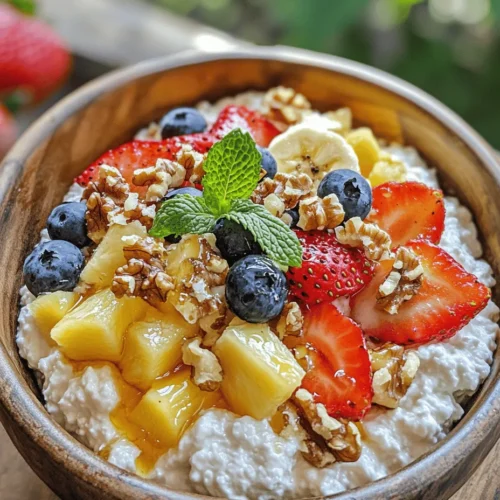 In the fast-paced world we live in today, healthy eating has never been more important. As individuals seek ways to nourish their bodies without sacrificing taste, cottage cheese has emerged as a popular ingredient in many kitchens. Known for its versatility, this dairy product can be enjoyed in a variety of ways, from savory dishes to sweet treats. One of the best ways to enjoy cottage cheese is by combining it with fresh fruits, creating a delightful and nutritious snack or dessert that anyone can whip up in a matter of minutes.