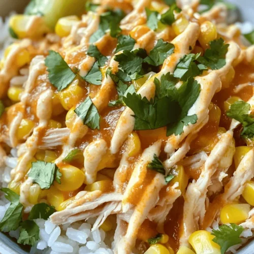 In the bustling world of culinary delights, finding a dish that combines convenience, nutrition, and tantalizing flavors can sometimes feel like a daunting task. Enter the Easy Street Corn Chicken Rice Bowl—a vibrant, quick meal that brings the lively spirit of street food directly to your home kitchen. This recipe is designed to satisfy the cravings of busy individuals and families alike, delivering a delightful mix of textures and tastes that will have everyone asking for seconds.