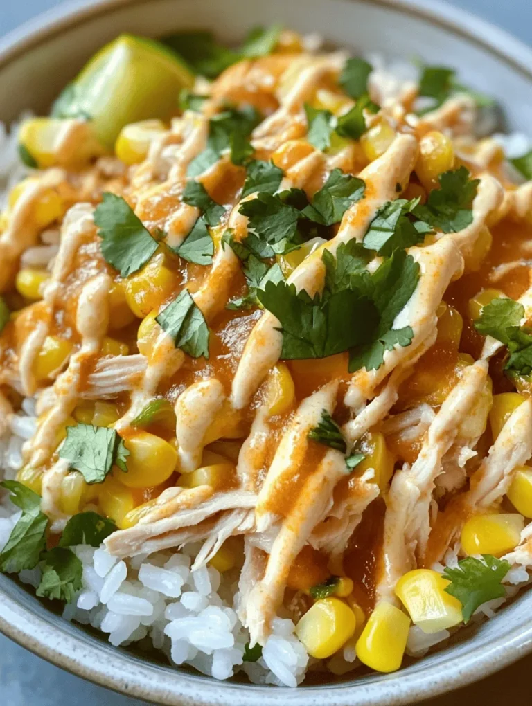 In the bustling world of culinary delights, finding a dish that combines convenience, nutrition, and tantalizing flavors can sometimes feel like a daunting task. Enter the Easy Street Corn Chicken Rice Bowl—a vibrant, quick meal that brings the lively spirit of street food directly to your home kitchen. This recipe is designed to satisfy the cravings of busy individuals and families alike, delivering a delightful mix of textures and tastes that will have everyone asking for seconds.