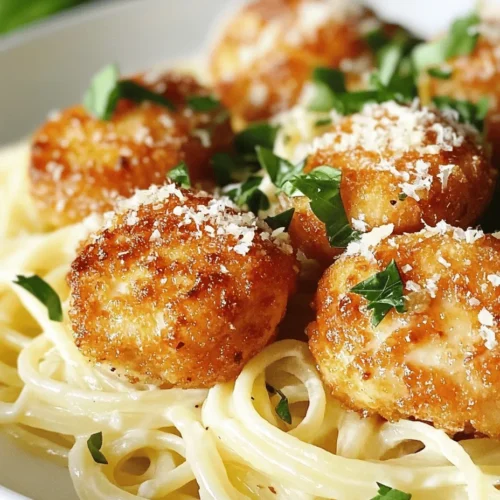 Delve into the delightful world of comfort food with our Garlic Butter Chicken Bites paired with Savory Creamy Parmesan Pasta. This dish seamlessly combines tender chicken infused with aromatic garlic and rich butter, served on a bed of luscious pasta enveloped in a creamy Parmesan sauce. Perfect for weeknight dinners or special occasions, this recipe is not only easy to prepare but also promises to impress family and friends alike. In this article, we'll explore each component of this dish, from ingredients to preparation techniques, ensuring you create a meal that’s both satisfying and mouthwatering.