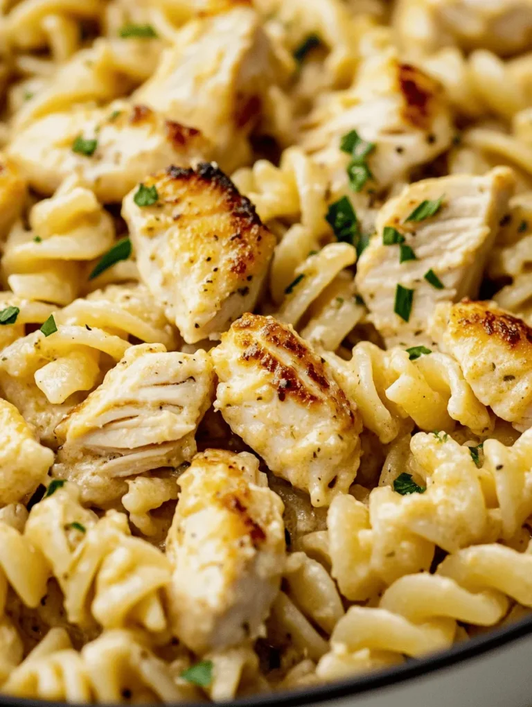 Welcome to a culinary adventure that will elevate your weeknight dinners to new heights! Today, we’re diving into a delightful recipe for Creamy Garlic Butter Chicken and Rotini in Parmesan Sauce. This dish is the epitome of comfort food, marrying the rich, savory flavors of garlic and butter with tender chicken and perfectly cooked rotini pasta. Not only does it satisfy your cravings, but it also brings warmth and joy to your dining table, making it perfect for both busy weeknights and special occasions.