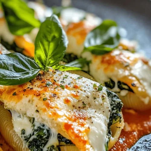 Each ingredient in the Easy Spinach & Ricotta Stuffed Shells plays a pivotal role in crafting the perfect dish. By understanding their contributions, you'll appreciate how they work together to create a truly memorable meal.