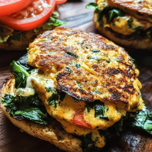 Ground chicken serves as the foundation of our Creamy White Cheddar & Spinach Chicken Burgers, providing a lean source of protein that is lower in fat than traditional ground beef. This versatility allows it to absorb flavors exceptionally well, making it an ideal choice for a variety of seasonings and ingredients. Ground chicken is not only a healthier option but also a blank canvas waiting to be transformed into delicious patties. It’s rich in essential nutrients and can be easily incorporated into various meals, from stir-fries to tacos, making it a staple in many kitchens.