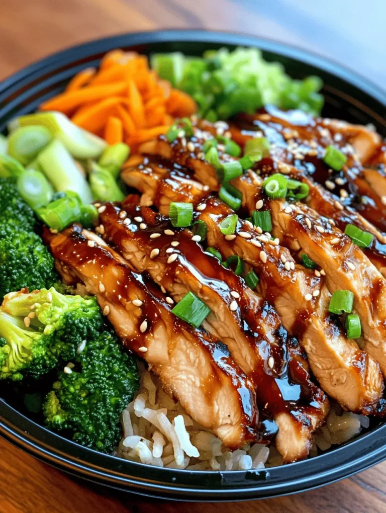 The Teriyaki Chicken Rice Bowl is a delightful combination of tender chicken, aromatic rice, and vibrant vegetables, all drizzled with a sweet and savory teriyaki sauce. This dish not only satisfies the palate but also offers a nutritious meal option that can be prepared in under an hour. The harmony of flavors and textures in this bowl makes it a favorite across households and restaurants alike.