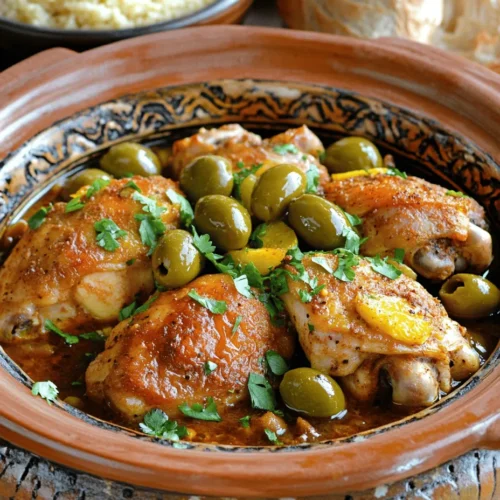 Moroccan cuisine is a vibrant tapestry woven from a diverse array of flavors, textures, and aromas. With its roots steeped in centuries of trade and cultural exchange, it offers a culinary experience that is as rich as its history. One of the most beloved dishes that exemplifies the essence of Moroccan cooking is the Moroccan Chicken Tagine with Olives and Preserved Lemons. This dish not only showcases the delectable fusion of spices and fresh ingredients but also reflects the communal spirit of Moroccan dining, where meals are often shared among family and friends.