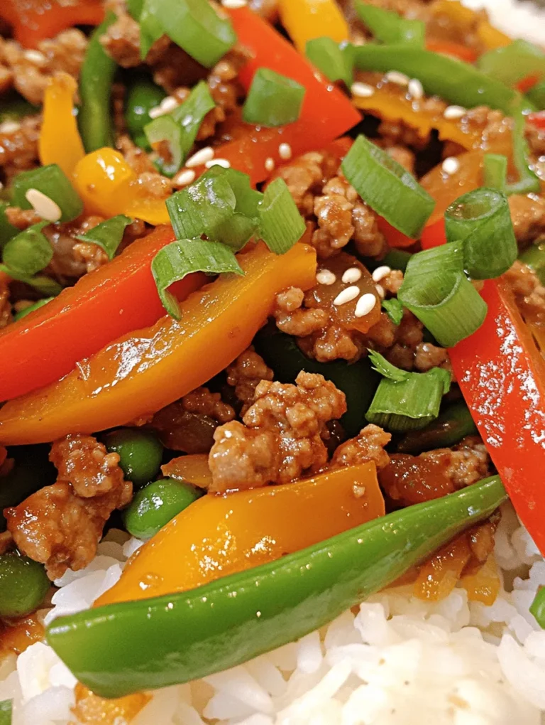 In today's fast-paced world, finding time to prepare nutritious and flavorful meals can be a challenge for many home cooks. The Sizzling Ground Turkey Teriyaki Stir Fry emerges as a perfect solution, offering a delightful combination of taste, texture, and health benefits. This dish not only brings vibrant colors and flavors to your table but also delivers a healthy punch, making it an ideal meal for busy weeknights. In just 20 minutes, from prep to plate, you can create a dish that the whole family will love.