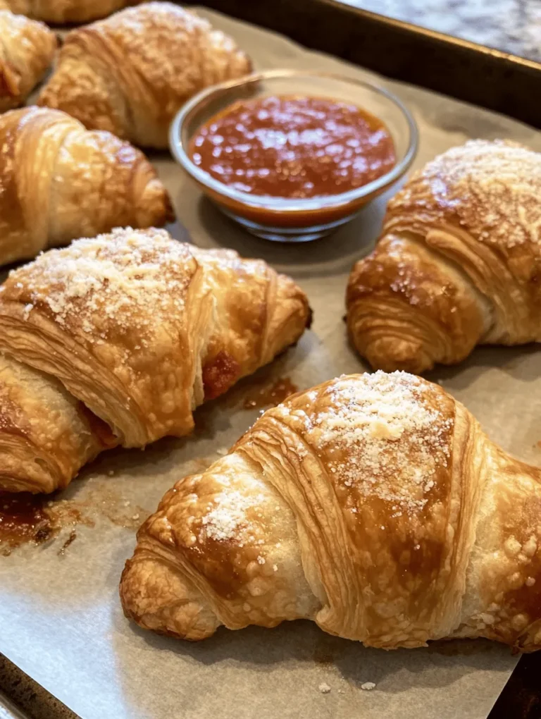 Are you on the lookout for a savory snack or appetizer that is both indulgent and easy to prepare? Look no further than Mozzarella Pepperoni Croissant Rolls! These delightful treats combine the flaky goodness of crescent rolls with the gooey richness of melted mozzarella and the savory kick of pepperoni. Whether you're hosting a lively gathering, gearing up for game day, or simply craving a comforting snack, these croissant rolls are sure to impress. They are perfect for sharing, but you might just want to keep them all to yourself!