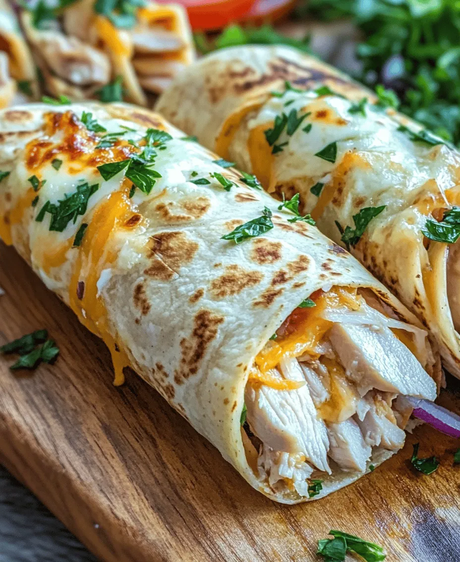 In the ever-evolving landscape of modern cuisine, wraps have emerged as a popular dining option that perfectly marries convenience with culinary creativity. The Cheesy Garlic Chicken Wraps stand out as an exceptional example of this trend, offering a delightful fusion of flavors that can cater to both casual weeknight meals and gourmet dining experiences. The beauty of these wraps lies not only in their taste but also in their versatility; they can be dressed up for a fancy gathering or kept simple for a cozy family dinner. This article serves as a comprehensive guide to crafting these delicious wraps, highlighting essential ingredients, preparation methods, and serving suggestions. Whether you’re looking to whip up something quick and satisfying or impress your guests with a flavorful creation, these wraps are perfect for any occasion.