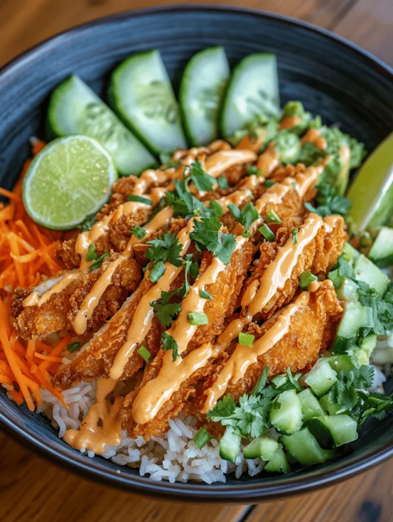 The Bang Bang Chicken Bowl is a delightful culinary creation that has captured the hearts and taste buds of food lovers everywhere. This dish combines crispy chicken, a rich and creamy sauce, and a medley of fresh vegetables, making it an irresistible choice for both weeknight dinners and meal prep. The appeal of the Bang Bang Chicken Bowl lies not only in its vibrant flavors but also in its versatility—it's a dish that can easily be tailored to suit various dietary preferences and ingredient availability.