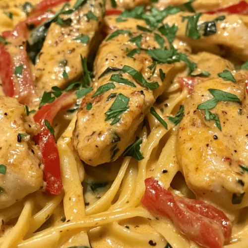 If you’re on the hunt for a dish that beautifully melds bold flavors with comforting textures, look no further than the Spicy Creamy Cajun Chicken Pasta Delight. This tantalizing recipe is a true celebration of Cajun cuisine, known for its rich heritage and explosive flavor profiles. The combination of succulent chicken, a creamy sauce, and perfectly cooked pasta creates a dish that is not only satisfying but also incredibly versatile. Whether you’re planning a cozy weeknight dinner or hosting a special gathering with friends and family, this dish will surely impress.