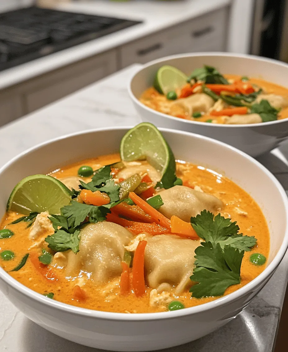 Curry Dumpling Soup is a perfect representation of culinary creativity. Originating from various Asian cuisines, dumplings have been cherished for centuries in countries like China, Korea, and Japan. They are often filled with meats or vegetables, steamed or boiled, and served in a variety of broths. The addition of a rich curry flavor elevates this traditional dish, creating an experience that warms the soul.