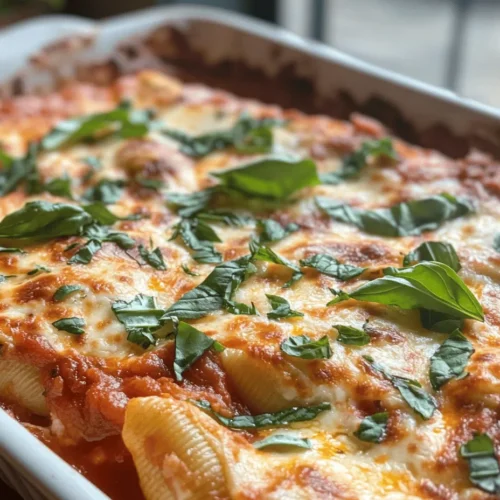 If you’re searching for a comforting, mouthwatering dish that’s both delicious and satisfying, look no further than Easy Spinach and Ricotta Stuffed Shells. This Italian-inspired recipe is not just a meal; it’s an experience that brings warmth and joy to your dining table. Picture large pasta shells filled with a creamy, flavorful mixture of ricotta cheese and fresh spinach, all topped with marinara sauce and melted cheese. It’s a dish that combines simplicity and elegance, making it a perfect choice for family dinners, gatherings, or even a cozy night in.